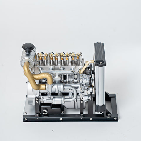 Mini Inline 4-Cylinder Diesel Engine with Cooling System 300+ PCS