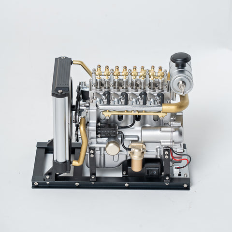 Mini Inline 4-Cylinder Diesel Engine with Cooling System 300+ PCS