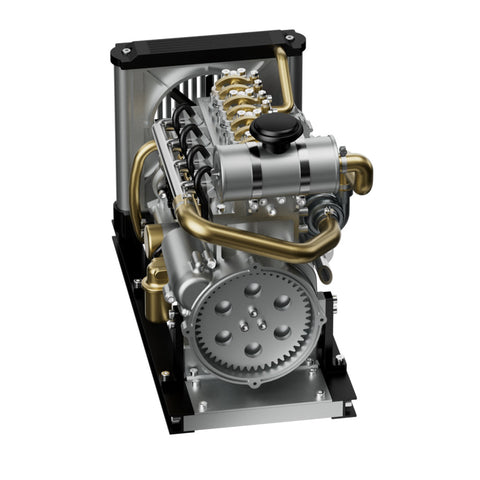 Mini Inline 4-Cylinder Diesel Engine with Cooling System 300+ PCS