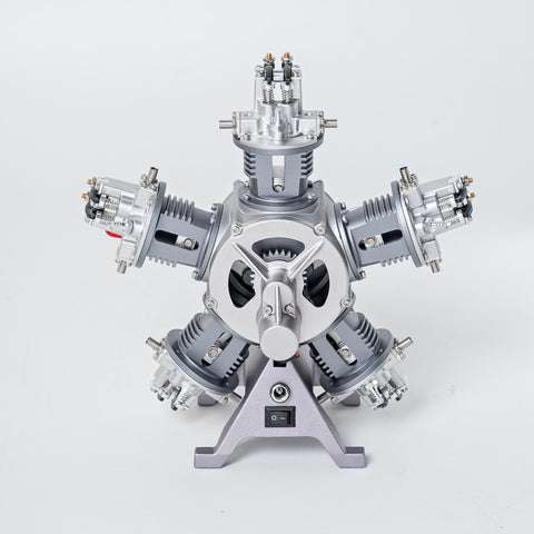 5-Cylinder Radial Engine Kit 230+ PCS