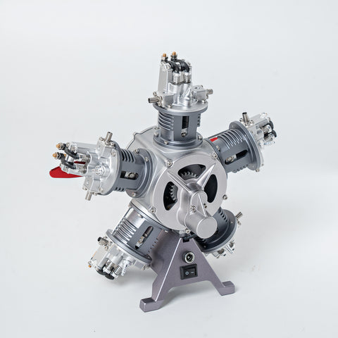 5-Cylinder Radial Engine Kit 230+ PCS