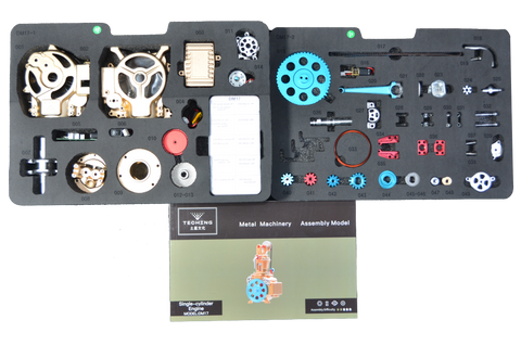 Single-Cylinder Kit with Functioning Pistons & Valves