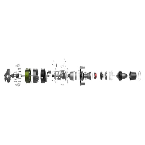 Metal Dual-Spool Aircraft Jet Engine Model 1000+Pcs