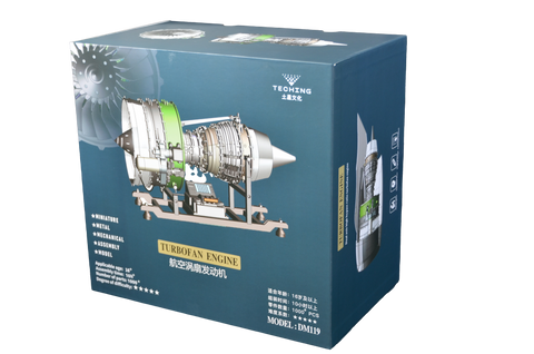 Metal Dual-Spool Aircraft Jet Engine Model 1000+Pcs