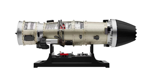 Fighter Jet Engine That Powers F-35s | 600+ CNC Parts Military Turbofan Kit