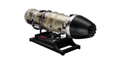Fighter Jet Engine That Powers F-35s | 600+ CNC Parts Military Turbofan Kit