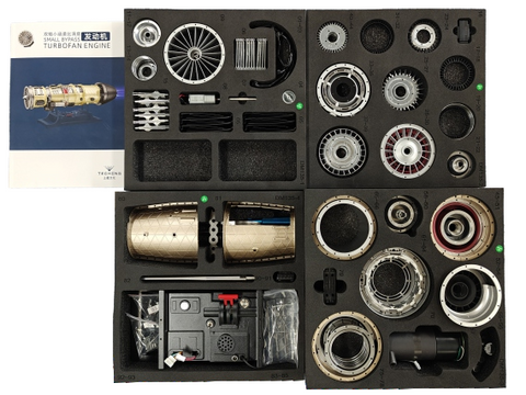 Fighter Jet Engine That Powers F-35s | 600+ CNC Parts Military Turbofan Kit
