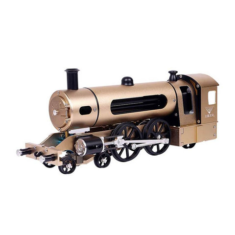 Historic Steam Locomotive Train With Track