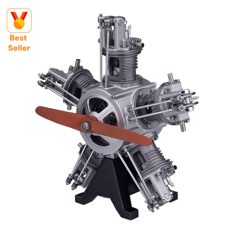 5-Cylinder Radial Engine Kit 230+ PCS