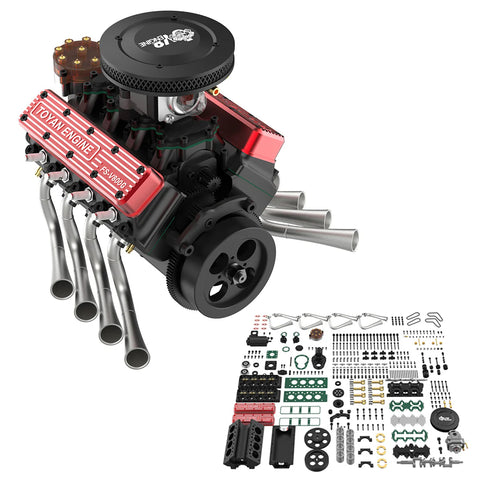 Gas Powered 28cc Mini V8 Engine Kit