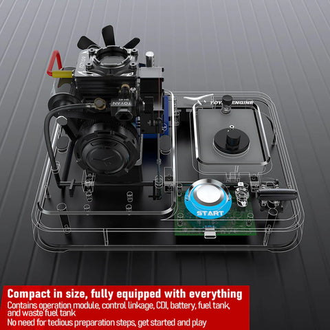Assembled 4-Stroke Nitro/Gasoline Engine