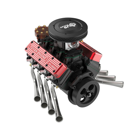 Gas Powered 28cc Mini V8 Engine Kit
