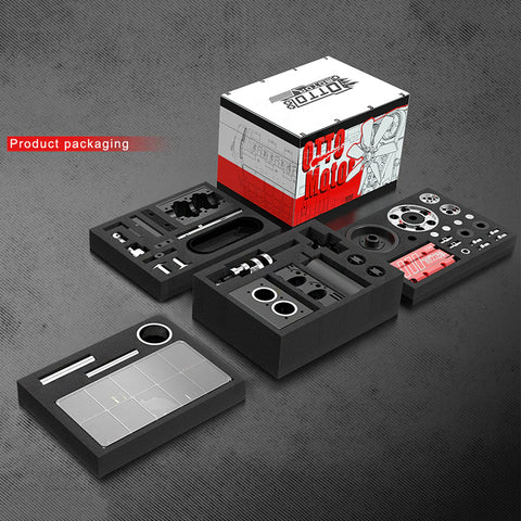 Twin Cylinder 4 Stroke Air Cooled Nitro Engine Model Kit