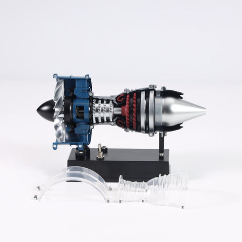 Mini Turbofan Engine Kit - Entry Level Working Model | 170 Metal Parts