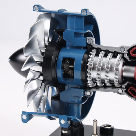 Mini Turbofan Engine Kit - Entry Level Working Model | 170 Metal Parts