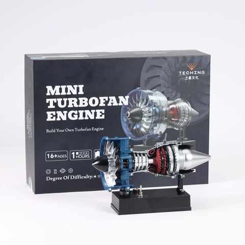 Mini Turbofan Engine Kit - Entry Level Working Model | 170 Metal Parts