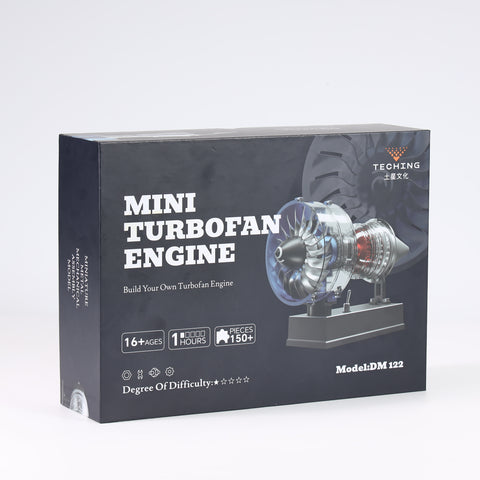 Mini Turbofan Engine Kit - Entry Level Working Model | 170 Metal Parts