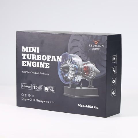 Mini Turbofan Engine Kit - Entry Level Working Model | 170 Metal Parts