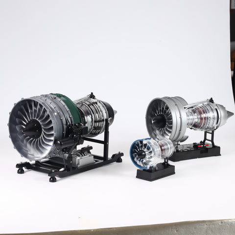 Mini Turbofan Engine Kit - Entry Level Working Model | 170 Metal Parts