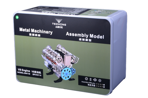 V8 Engine Metal Model Kit 500+ PCS
