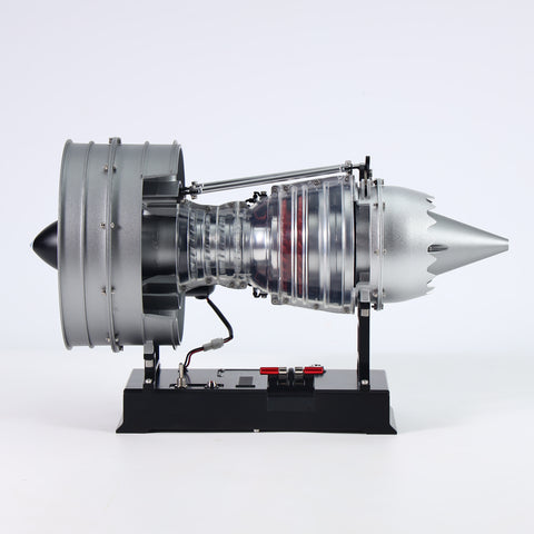 Commercial Jet Engine Model - Working Metal Turbofan Kit - 300 Parts