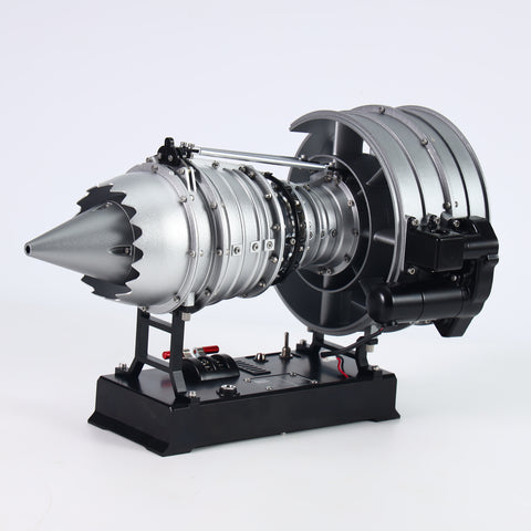Commercial Jet Engine Model - Working Metal Turbofan Kit - 300 Parts