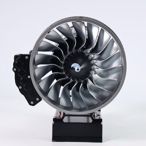 Commercial Jet Engine Model - Working Metal Turbofan Kit - 300 Parts