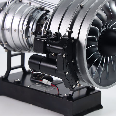 Commercial Jet Engine Model - Working Metal Turbofan Kit - 300 Parts