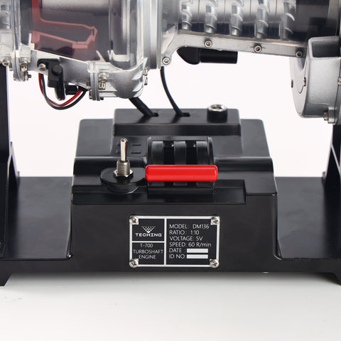 Turboshaft Helicopter Engine Model Kit - Working Military Engine (500+ Metal Parts)