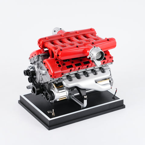 Working V12 Supercar Engine Model with Throttle Control