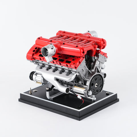 Working V12 Supercar Engine Model with Throttle Control