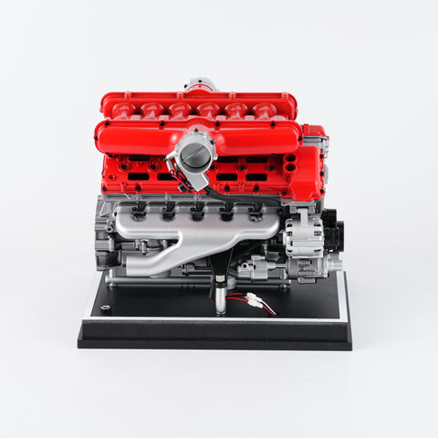 Working V12 Supercar Engine Model with Throttle Control